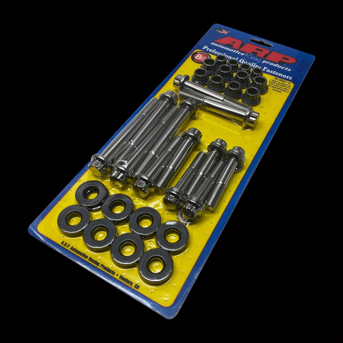 Brian Crower BC9001 - ARP Polaris RZR XP Turbo/XP1000 Front A-Arm Suspension & Hub Fastener Kit