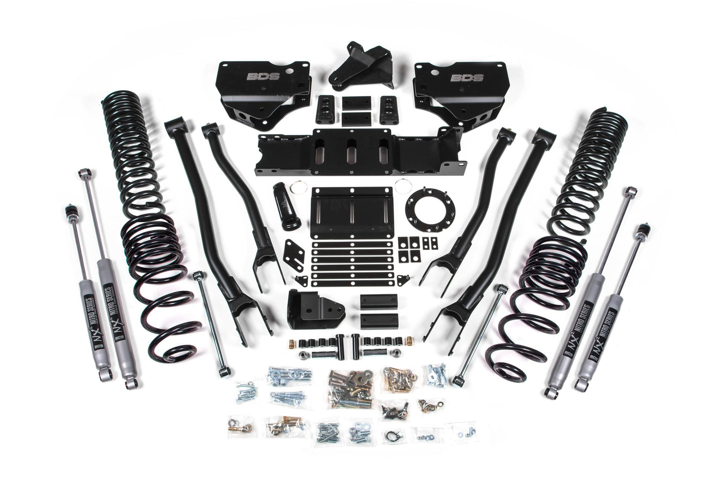 BDS SUSPENSION 4 Inch Lift Kit W/ 4-Link - Ram 2500 (19-24) 4WD - Diesel BDS1674FPE