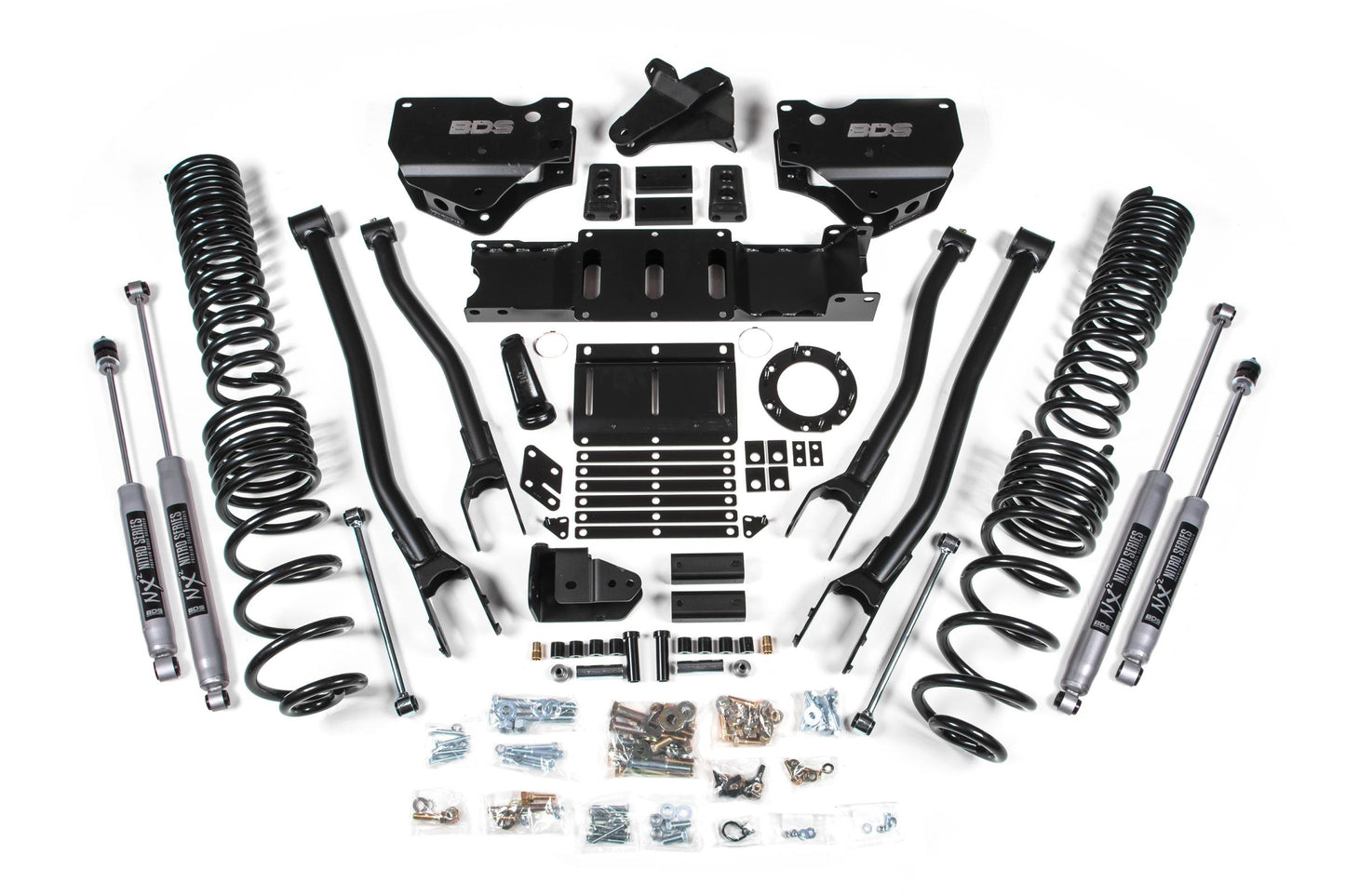 BDS SUSPENSION 5.5 Inch Lift Kit W/ 4-Link - Ram 2500 (19-24) 4WD - Gas BDS1689FPE