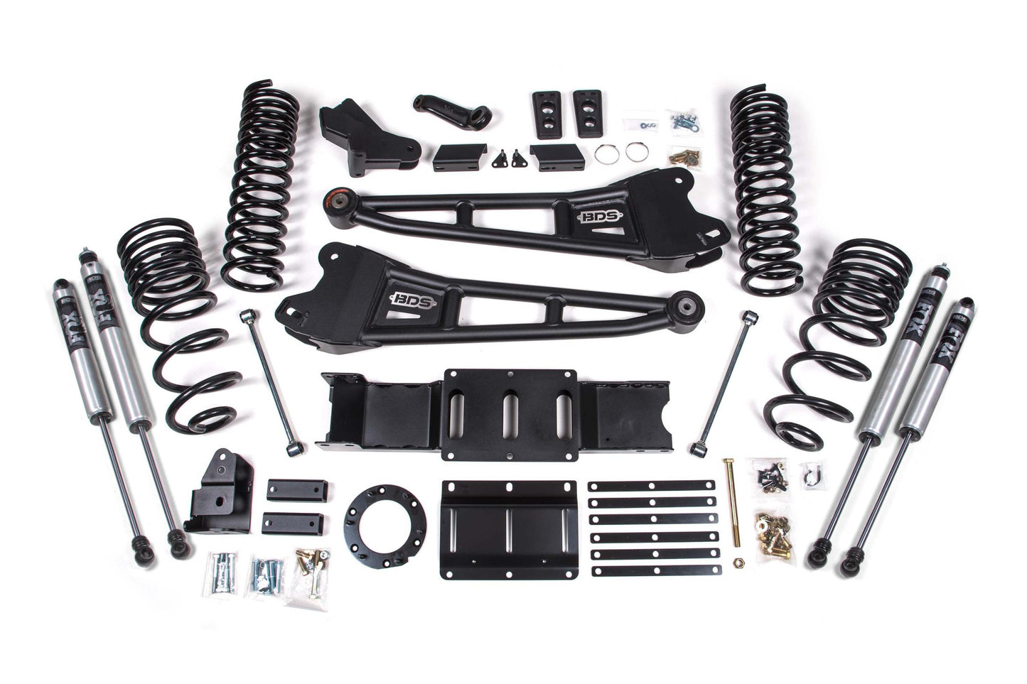 BDS SUSPENSION 4 Inch Lift Kit W/ Radius Arm - Ram 3500 (19-23) 4WD - Gas BDS1702FS