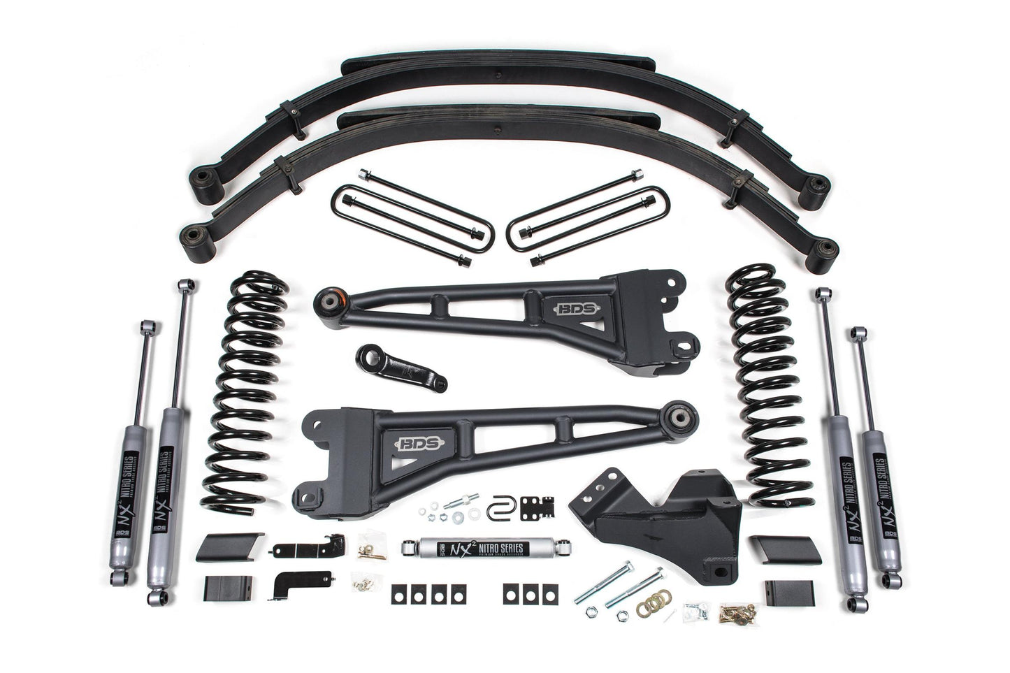 BDS SUSPENSION 5 Inch Lift Kit W/ Radius Arm - Ford F250/F350 Super Duty (23-24) 4WD - Diesel BDS2208H