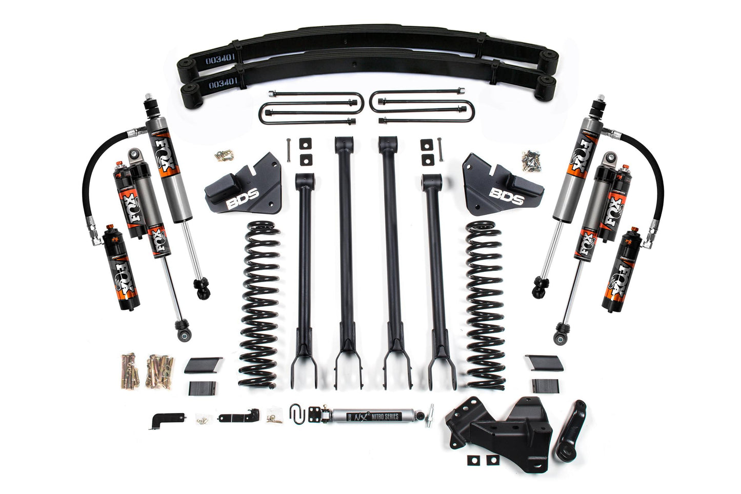 BDS SUSPENSION 4 Inch Lift Kit - 4-Link Conversion - Ford F250/F350 Super Duty (17-19) 4WD - Diesel BDS2232FPE