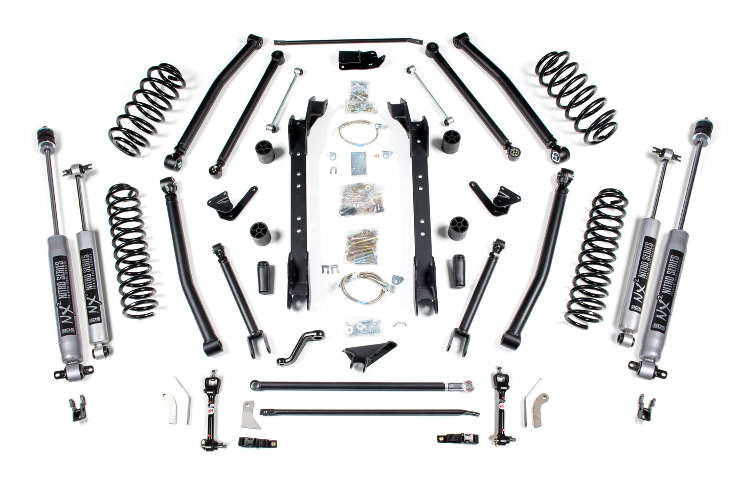 BDS SUSPENSION 6.5 Inch Long Arm Lift Kit - Jeep Wrangler TJ And TJ Rubicon - 1997-2006 BDS467H