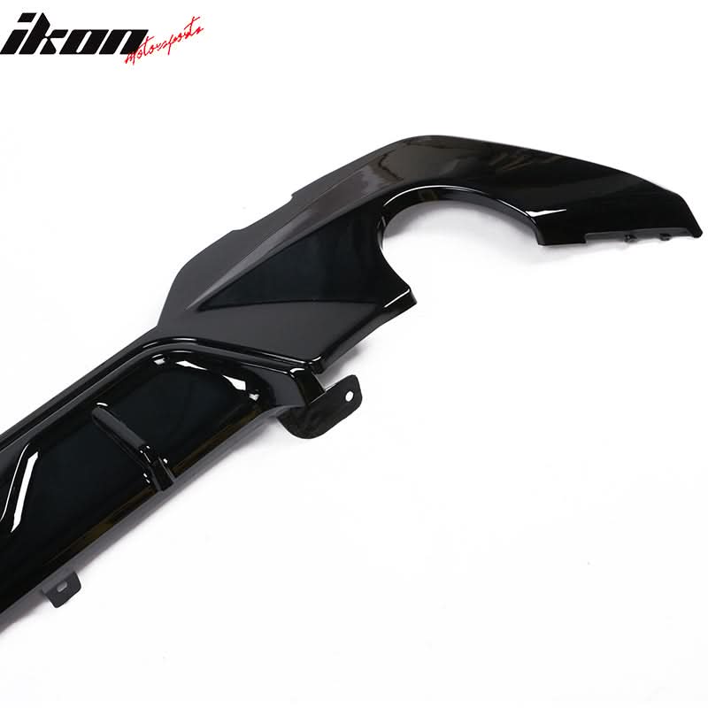 2019-2022 BMW G20 3-Serie 330i Gloss Black Rear Bumper Lip Diffuser PP