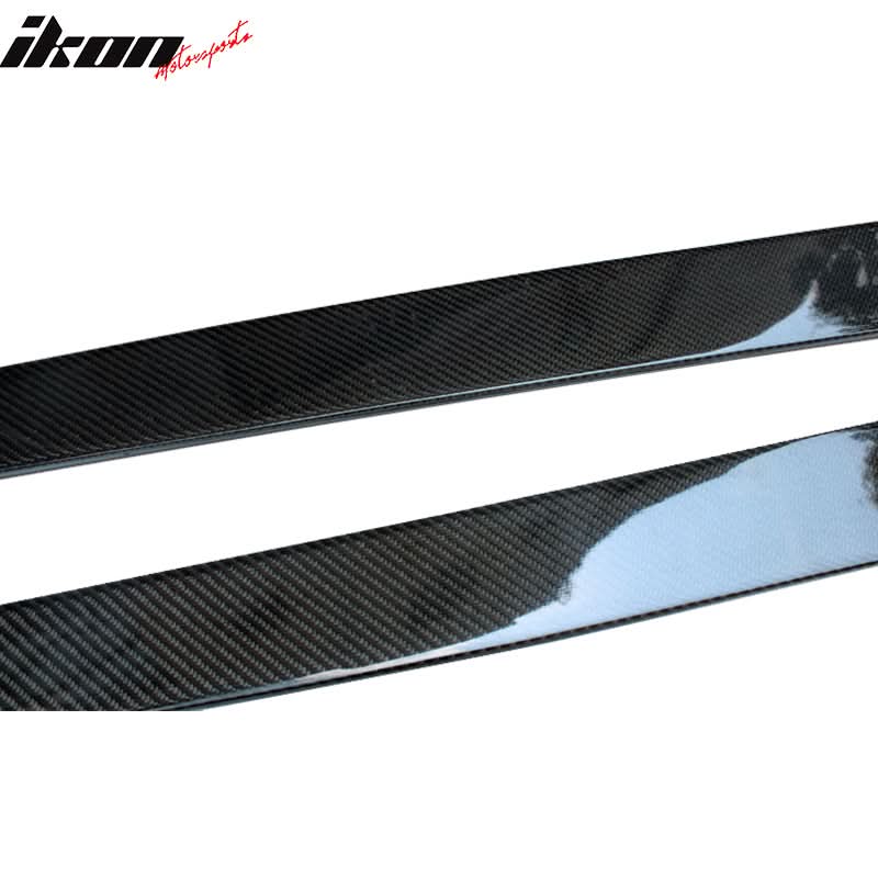 2017-2023 BMW G30 Flat Bottom Line Lip Carbon CF Side Skirt Extension