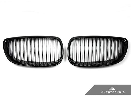 AutoTecknic Gloss Black Front Grille Set - E92/ E93 3-Series Pre-LCI (Including E9X M3)