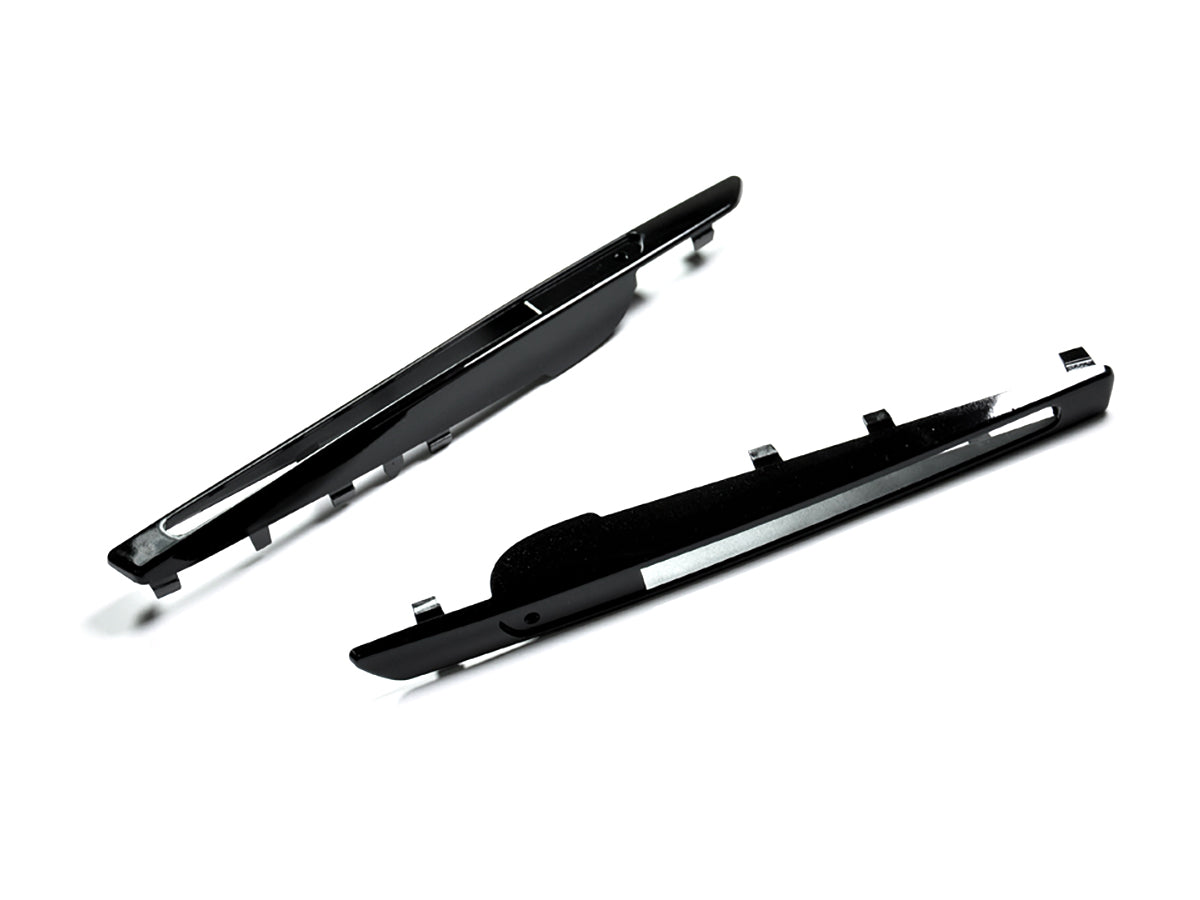 AutoTecknic Replacement Glazing Black Fender Gills - BMW E71 X6M