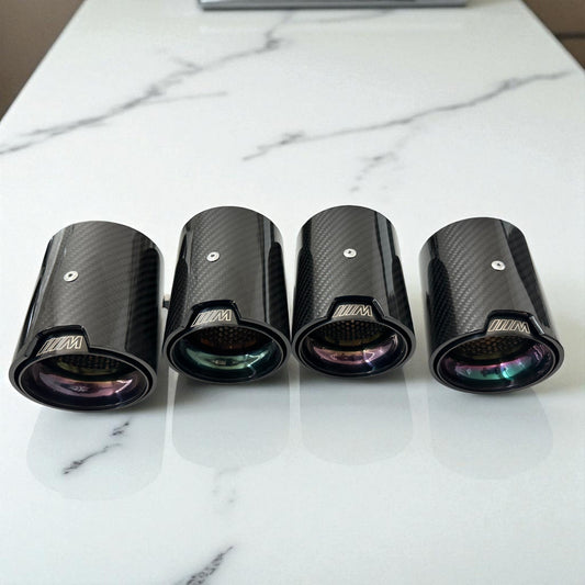 BMW F90 M5 Exhaust Tips - Premium Carbon Fiber | Palenon Performance
