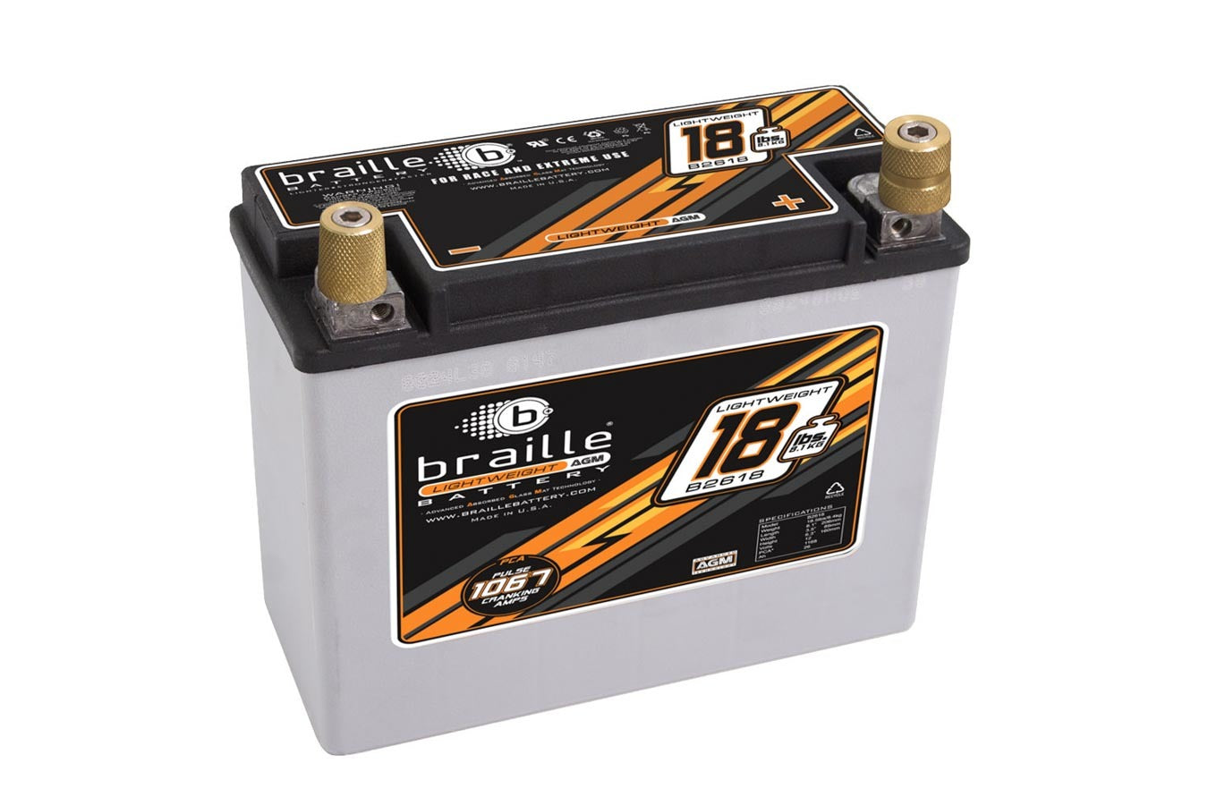B2618 BRAILLE AUTO BATTERY