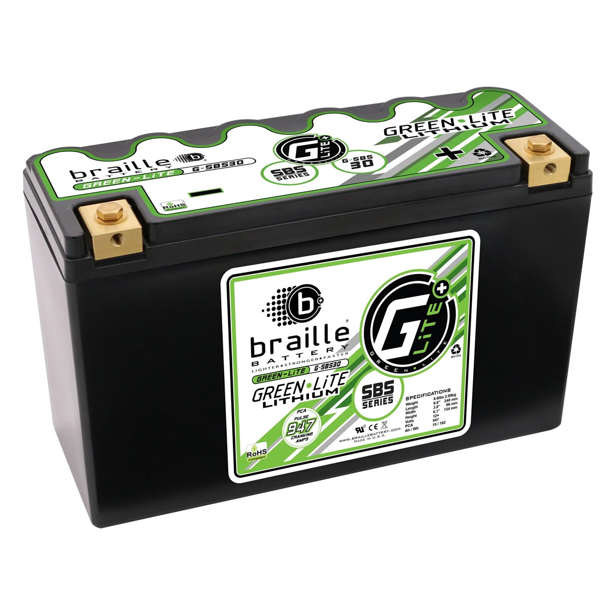 G-SBS30 BRAILLE AUTO BATTERY