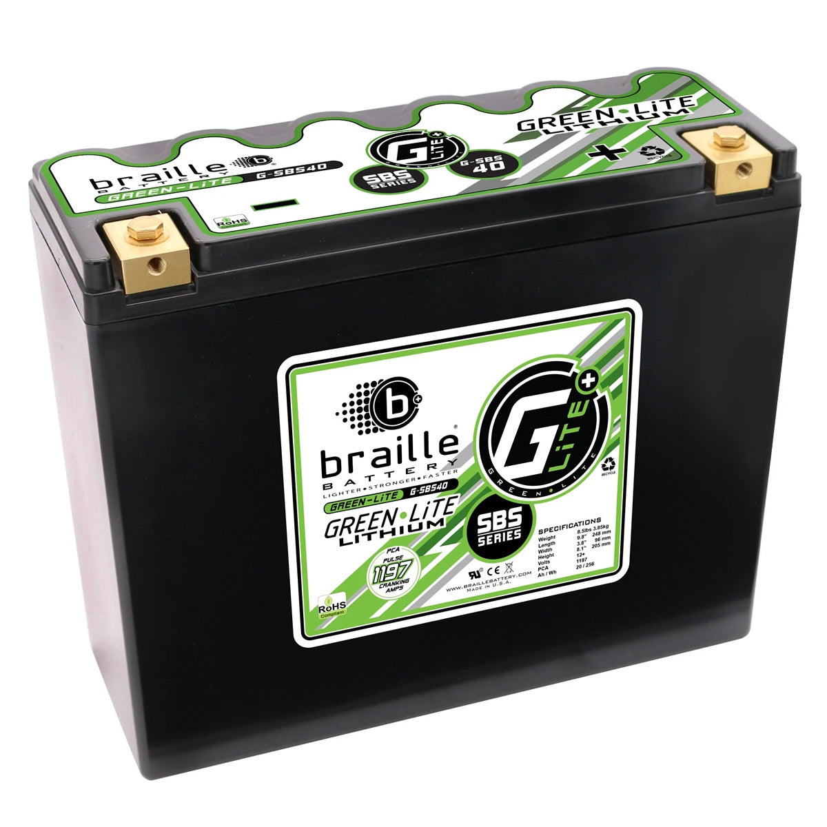 G-SBS40 BRAILLE AUTO BATTERY