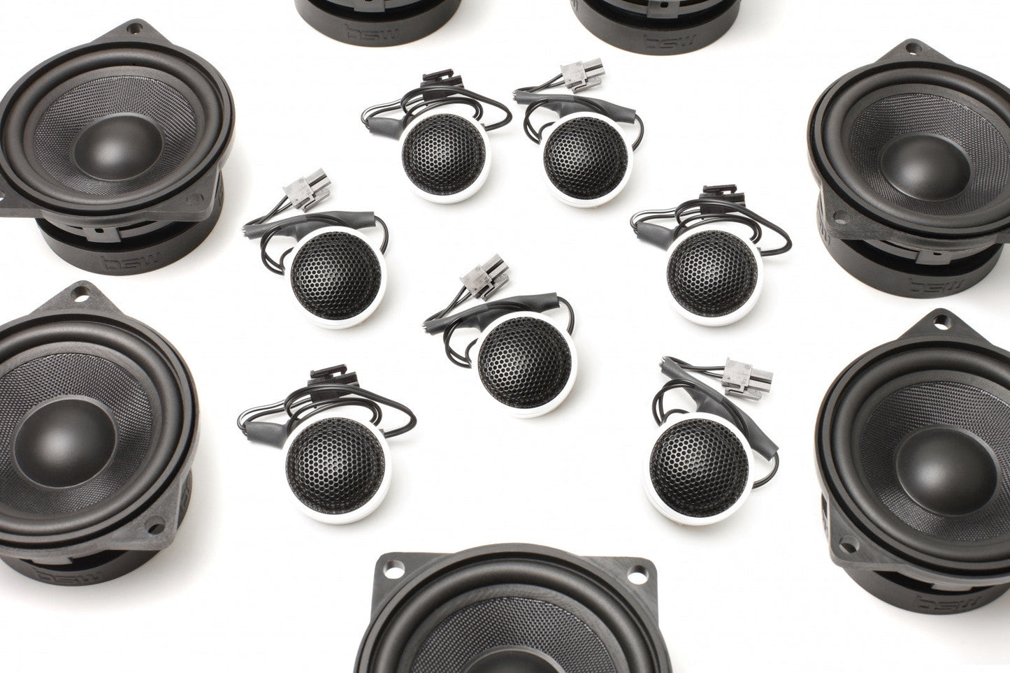 BACKORDERED - SHIPS SECOND HALF OF JULY - RECOMMEND YOU ORDER NOW, LIMITED FUTURE INVENTORY - Stage One BMW Speaker Upgrade for E70/E71 X5/X6 with Premium Top Hi-Fi