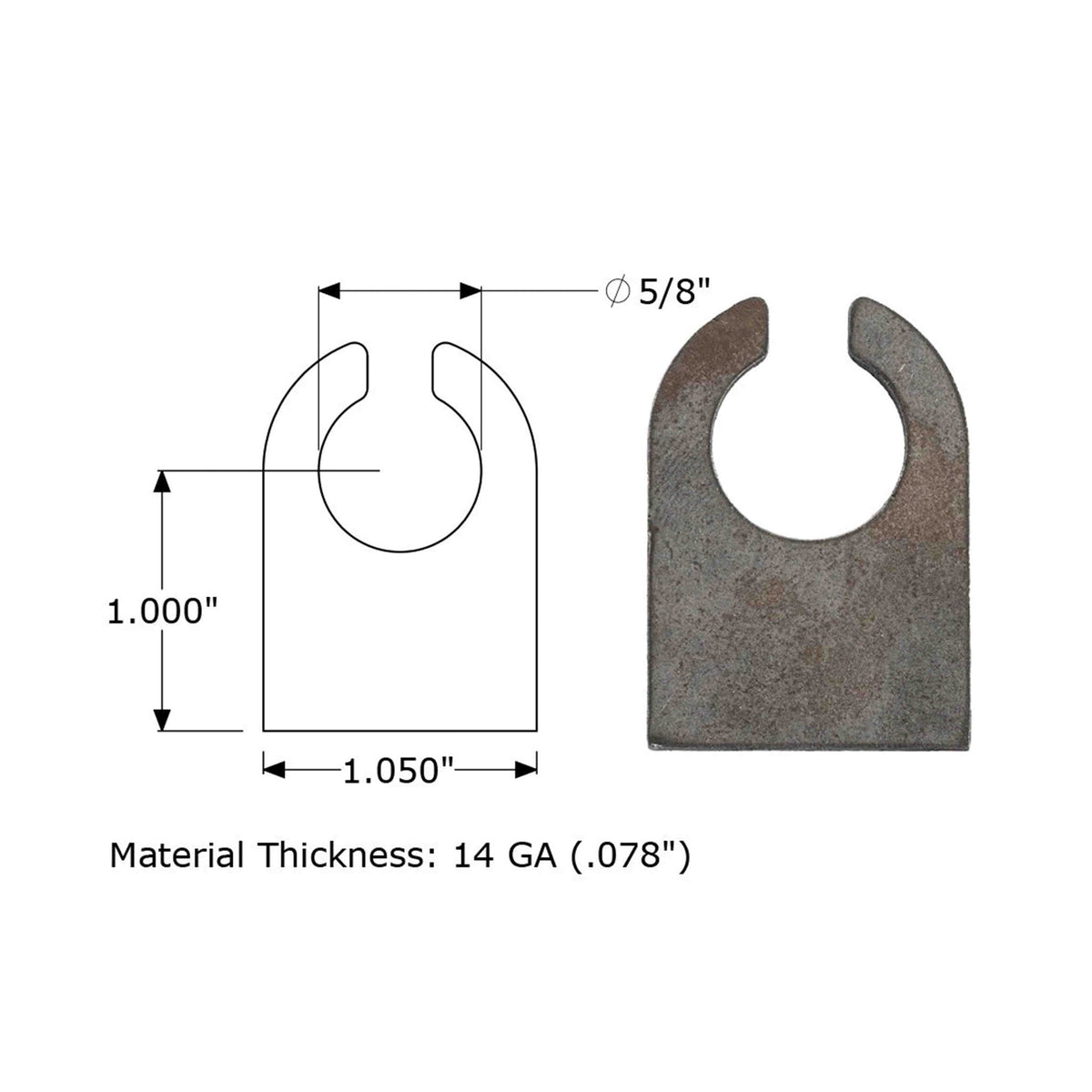 Brake Line Tab