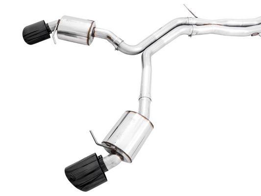AWE Tuning Touring Edition Exhaust for Audi B9.5 RS 5 Sportback - Non-Resonated - Diamond Black RS-style Tips 3015-33321