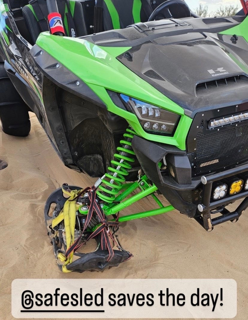 Fluorescent Green Safe Sled