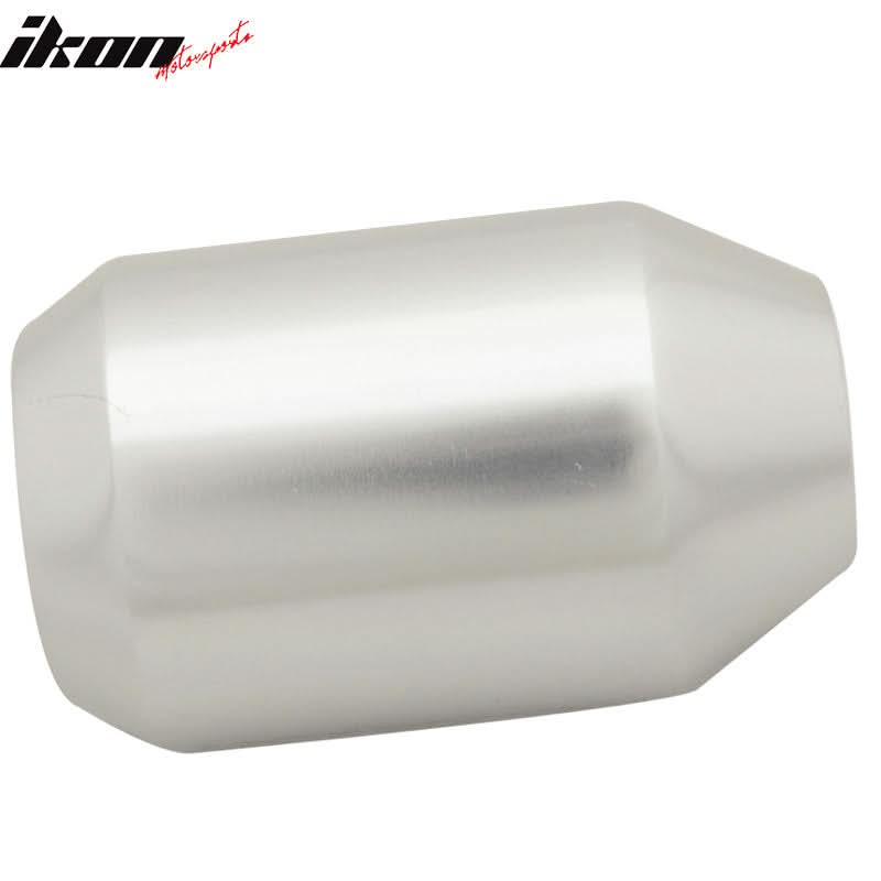 Silver M8X1.25MM MT Manual MUG Gear Shift Shifter Knob BD Emblem Logo