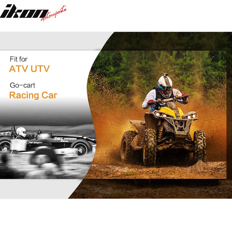 6 Point Red Go-kart UTV ATV Racing Harness Buckle Seat Belt Nylon