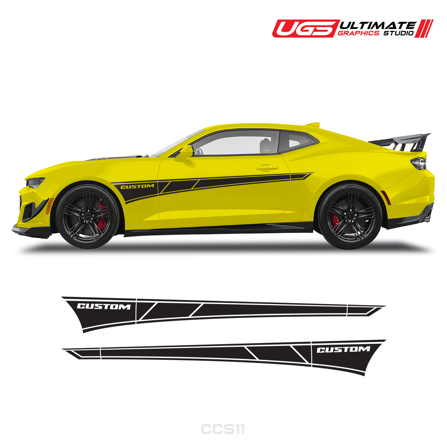 Chevrolet Camaro Side Custom Graphics Stripe