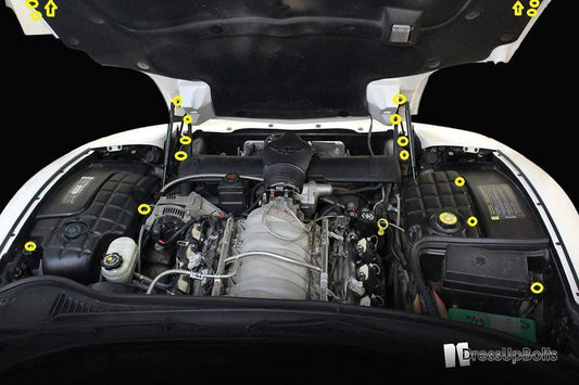 Chevrolet C5 Corvette & Z06 (1997-2004) Titanium Engine Bay Kit