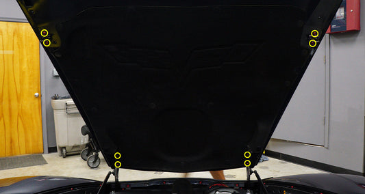 Titanium Hardware Hood Kit - Chevrolet Corvette C6 (2005-2013)