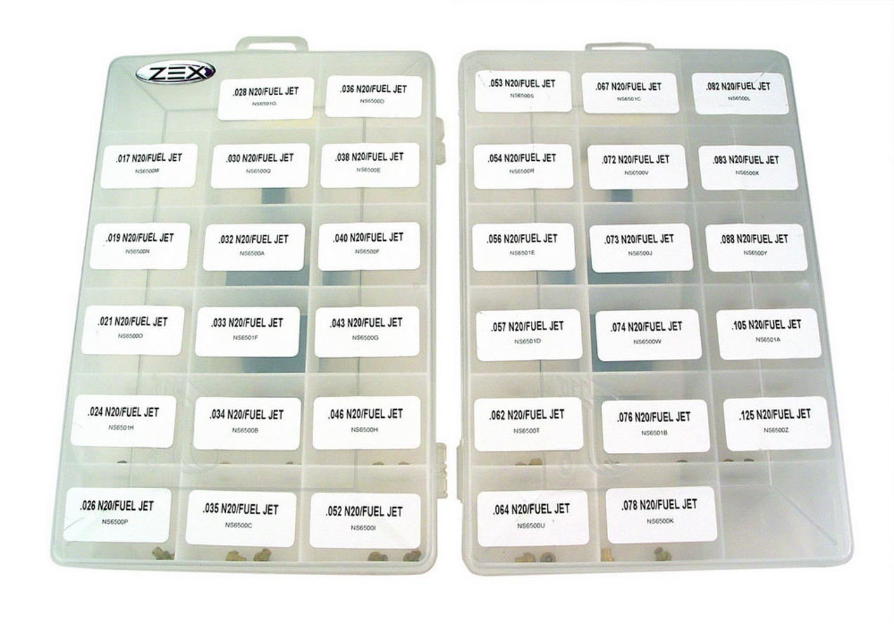 ZEX Master Nitrous/Fuel Jet Pack 82199