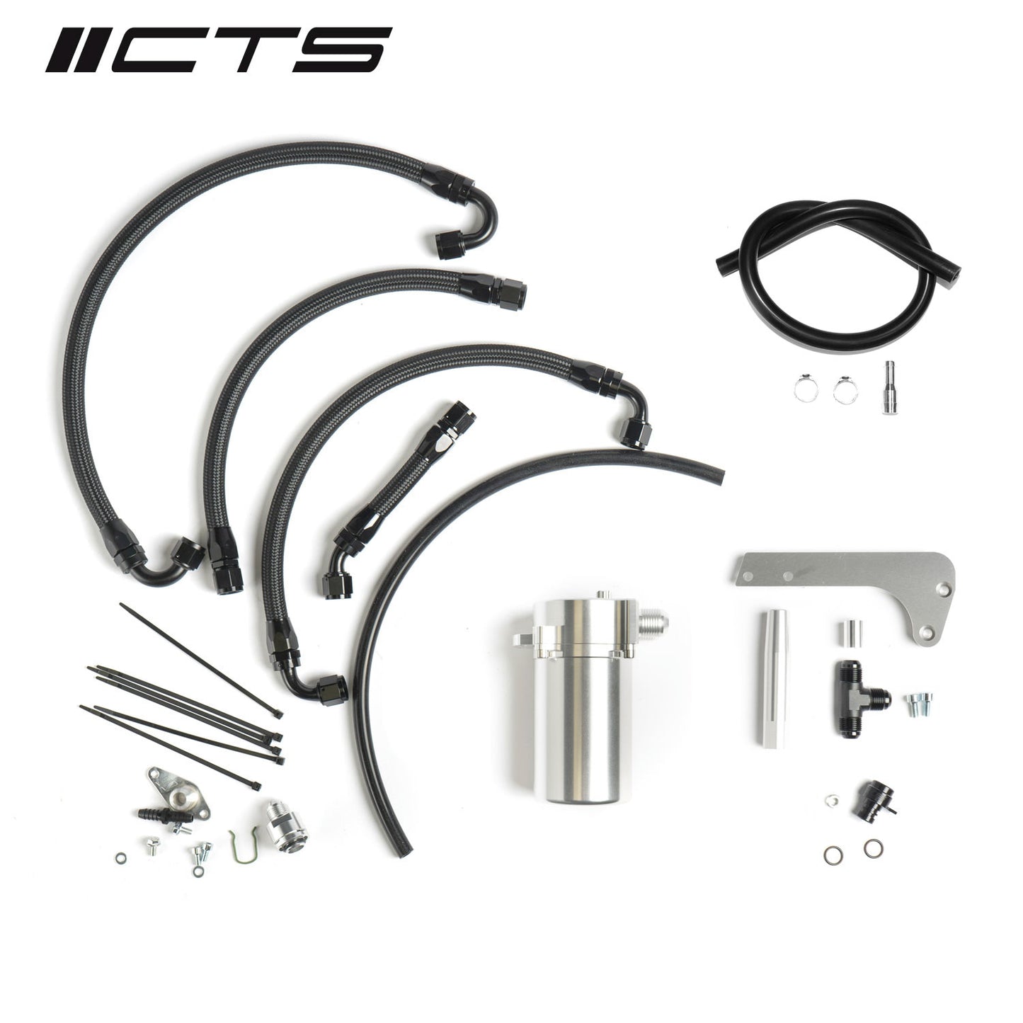 CTS Turbo MK5 FSI Catch Can Kit for Billet Valve Cover CTS-CC-MK5-250