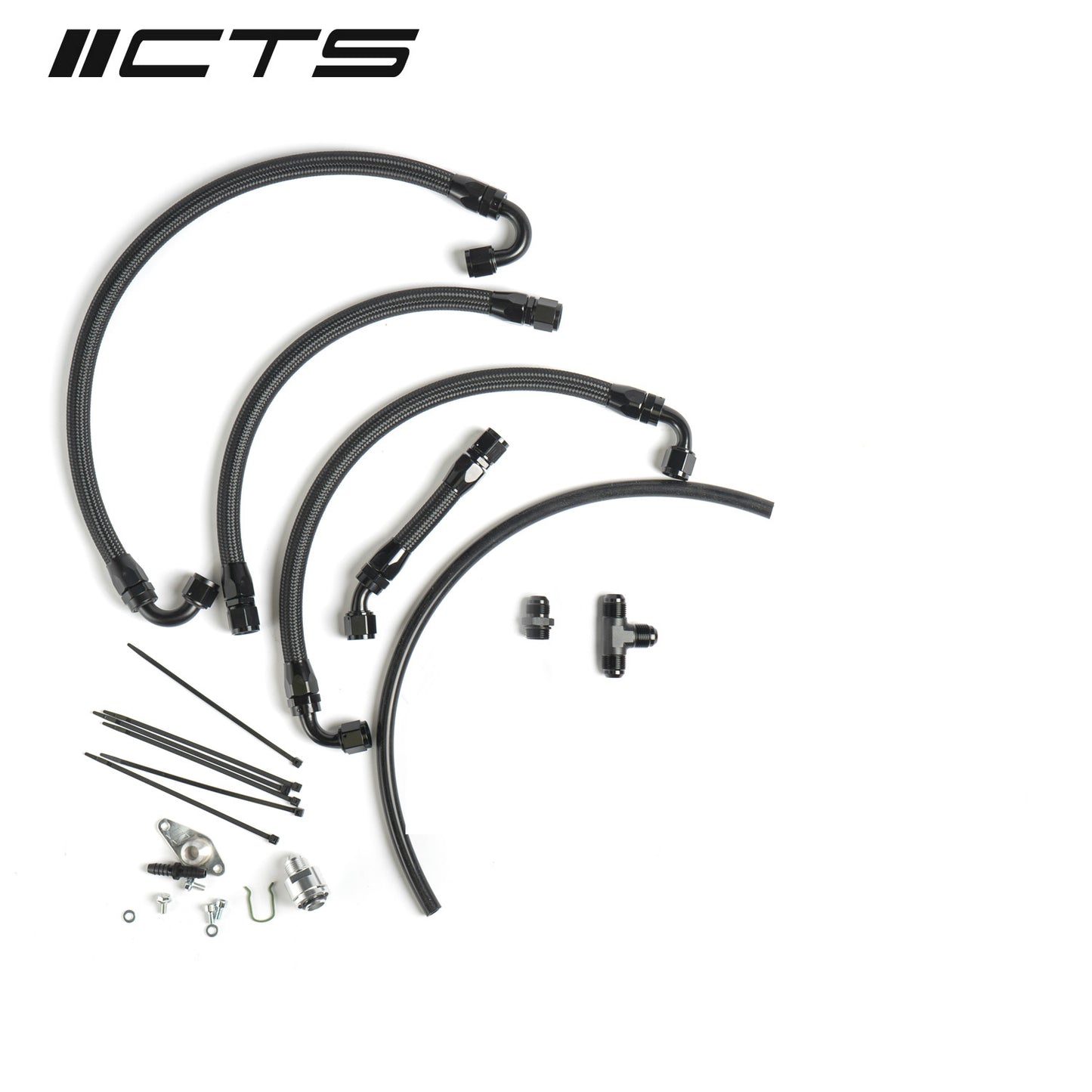 CTS Turbo MK5 FSI catch can conversion kit for Billet Valve cover CTS-CC-MK5-250conversion