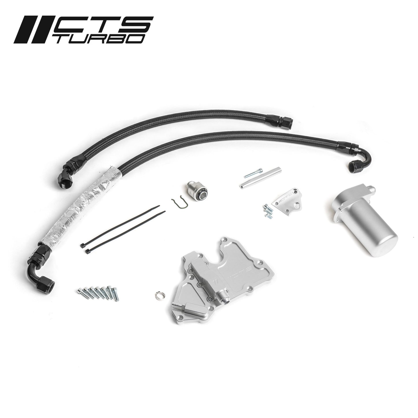 CTS Turbo MQB VW Golf/Alltrack/Sportwagen and MQB VW GTI/GLI Oil Catch Can Kit (MK7 and MK7.5) CTS-CC-MK7TSI