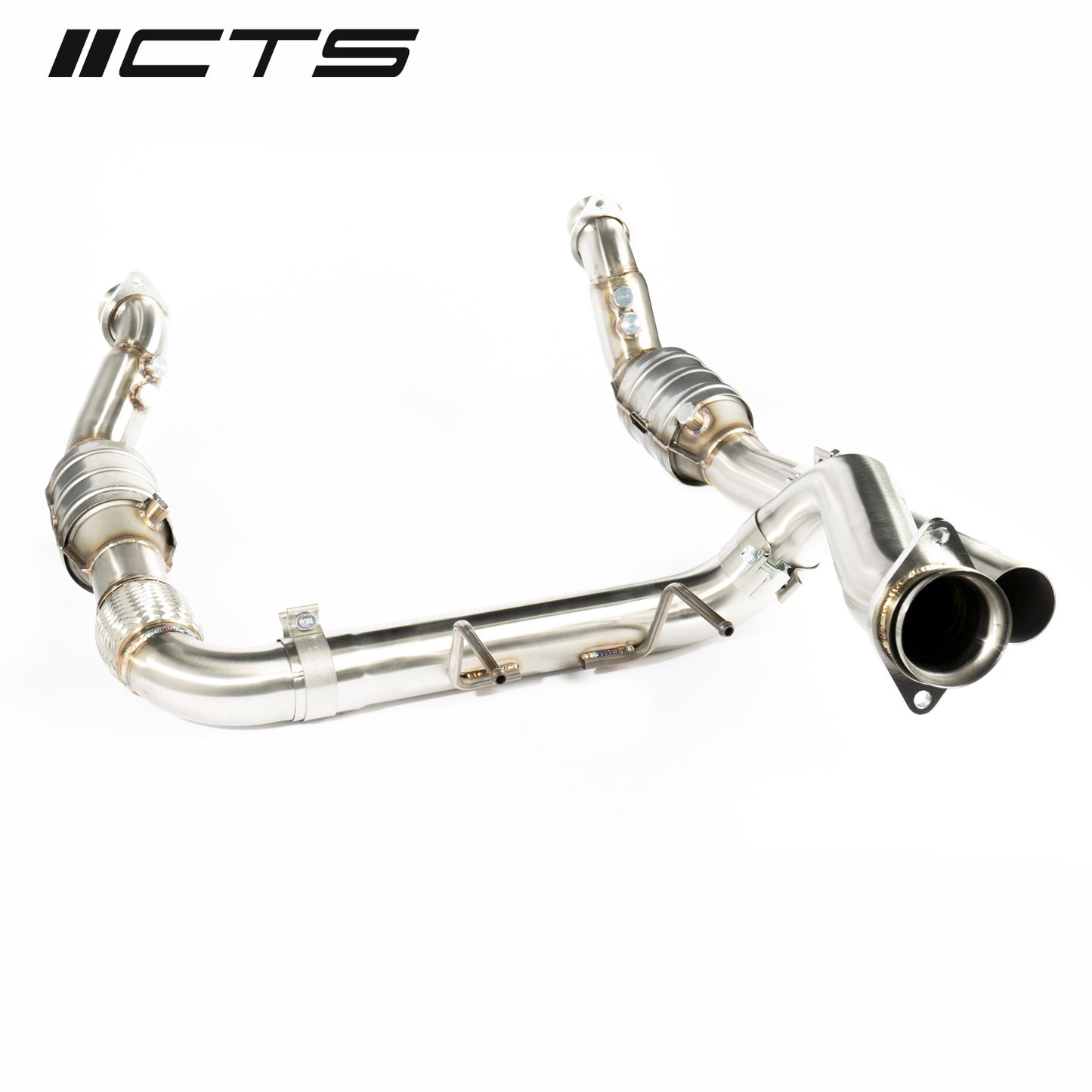 CTS Turbo Ford Raptor EcoBoost 3.5L High-Flow Cat Downpipes CTS-EXH-DP-0050-CAT