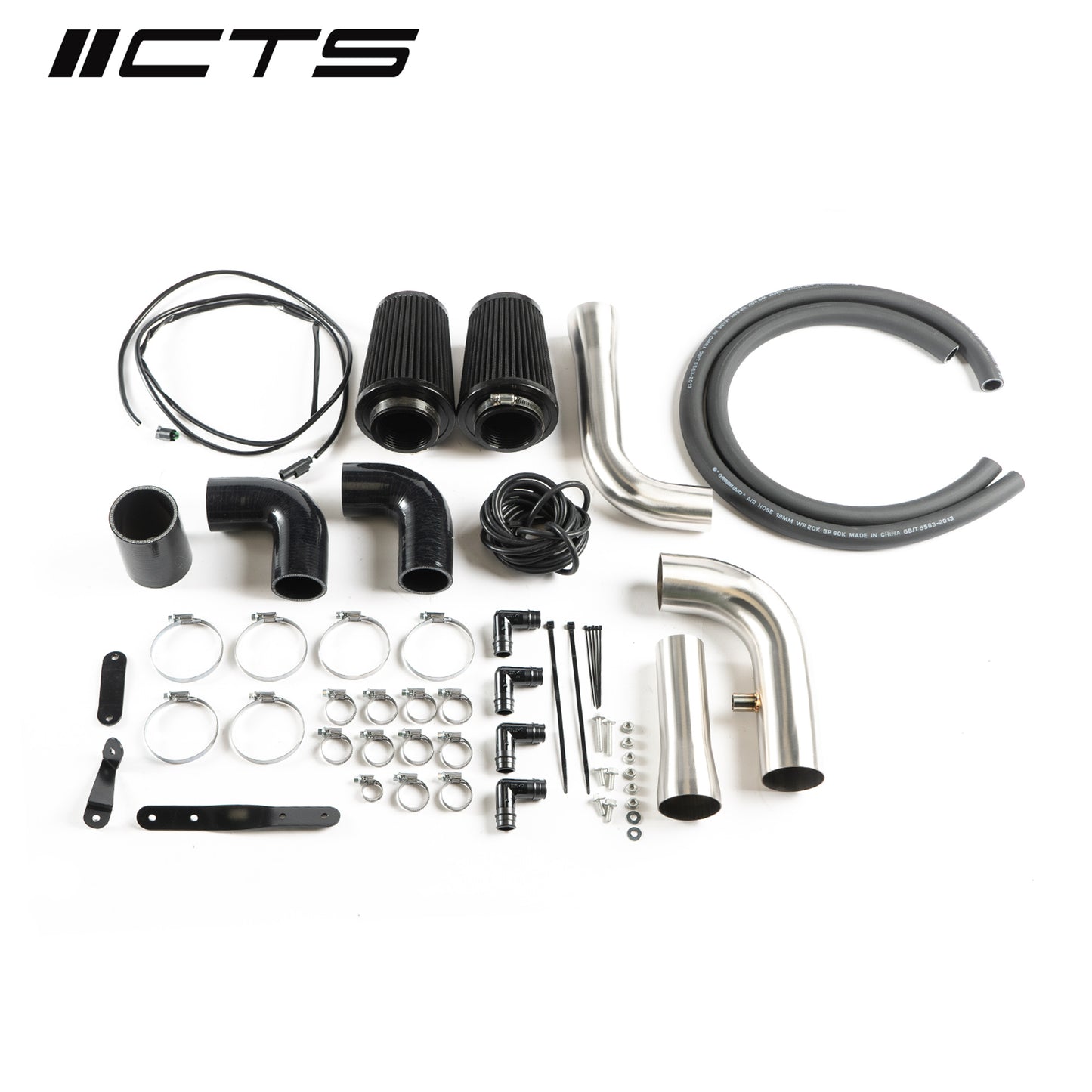 CTS Turbo N54 Intake Relocation Kit for BMW E9x/E8x 335i/135i with 2" turbo inlets - TR-0300 and TR-0300RS CTS-IT-915