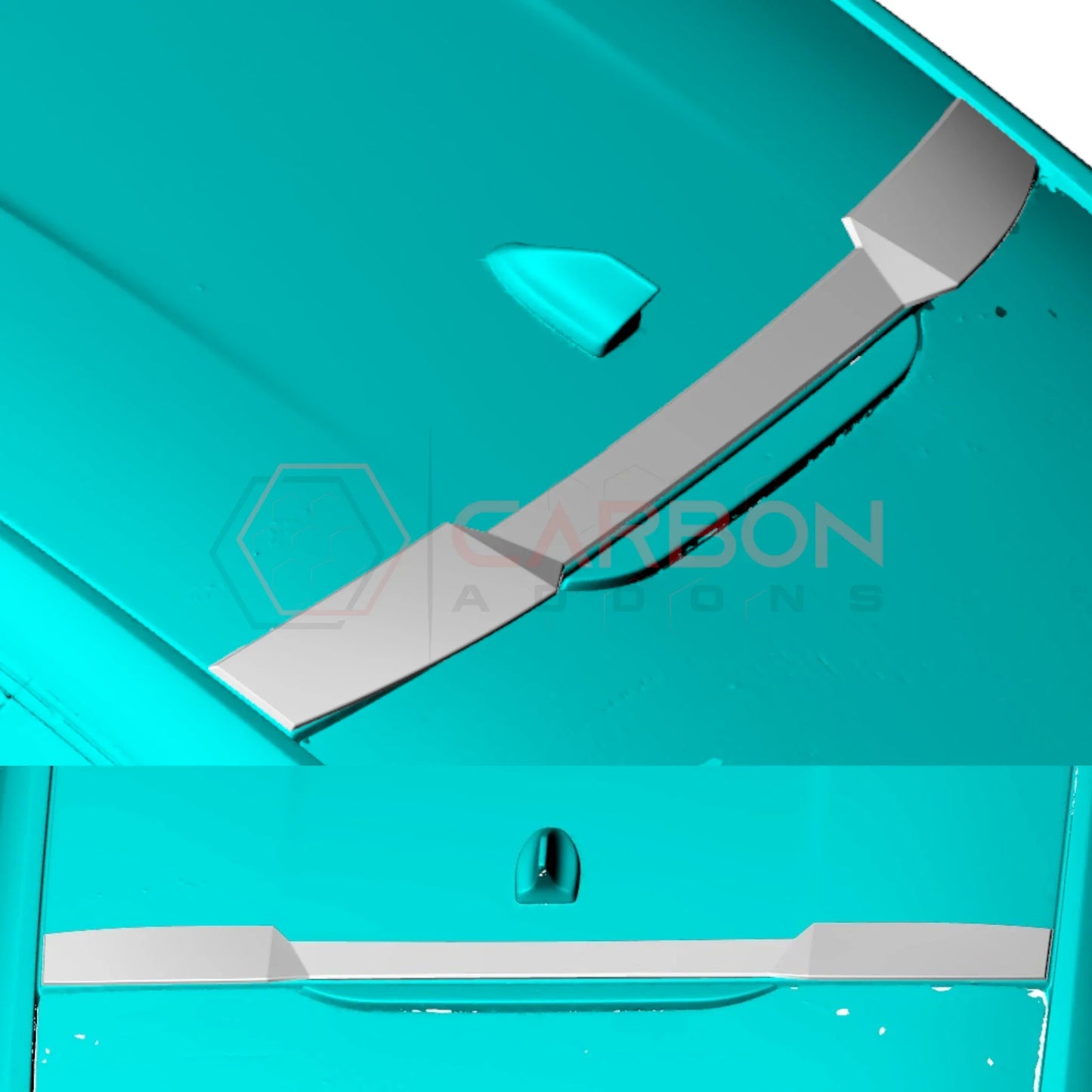 2024+ Ford Mustang S650 Coupe Carbon Fiber Roof Spoiler