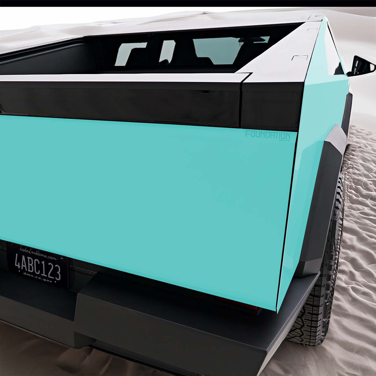 Cybertruck Foundation Series Letters | Cut Vinyl Letters Decal