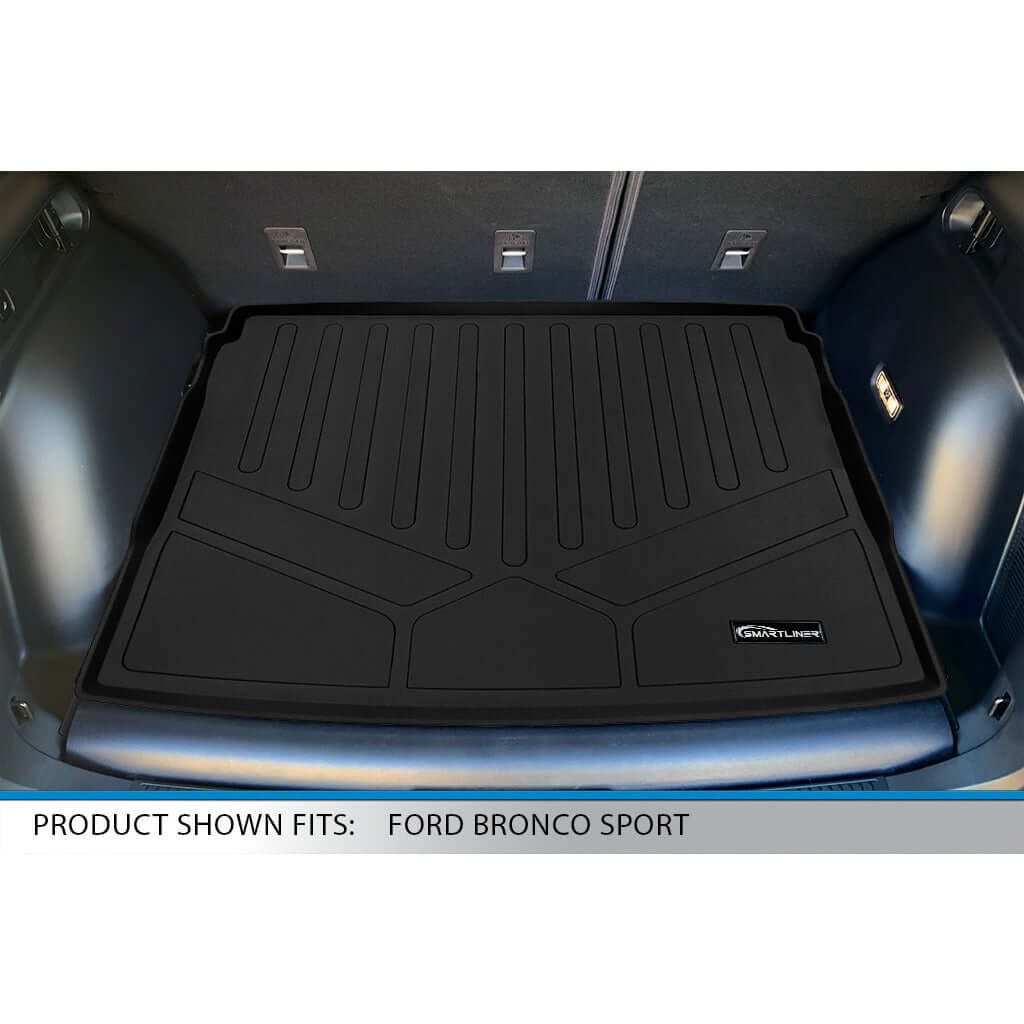 SMARTLINER Floor Liners for 2021-2026 Ford Bronco Sport Rubber Flooring