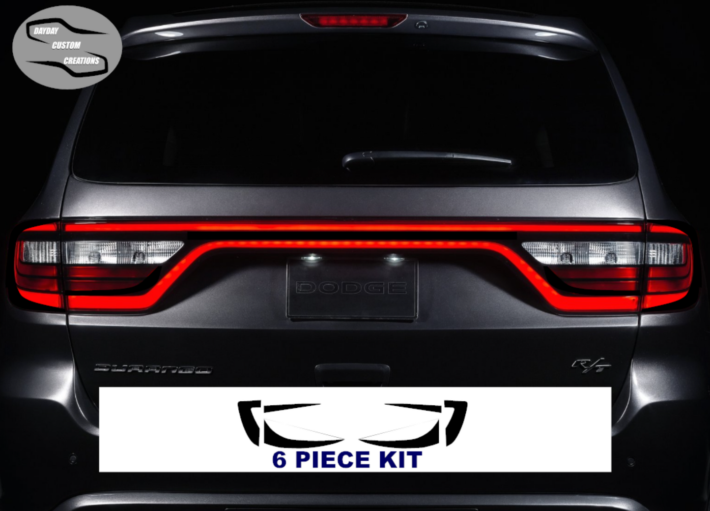 14-26 Dodge Durango Taillight Decal Design 12