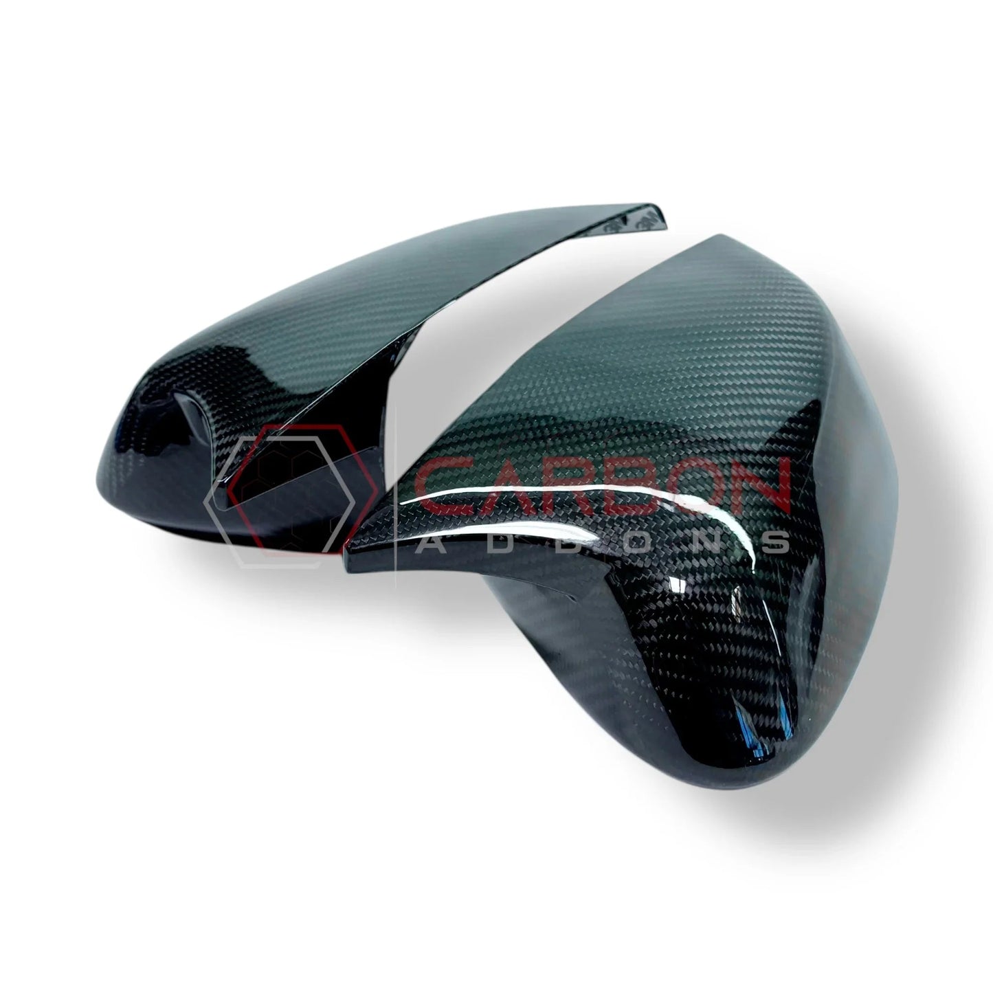 C8 Corvette Carbon Fiber M-Style Side View Mirror Cap Covers