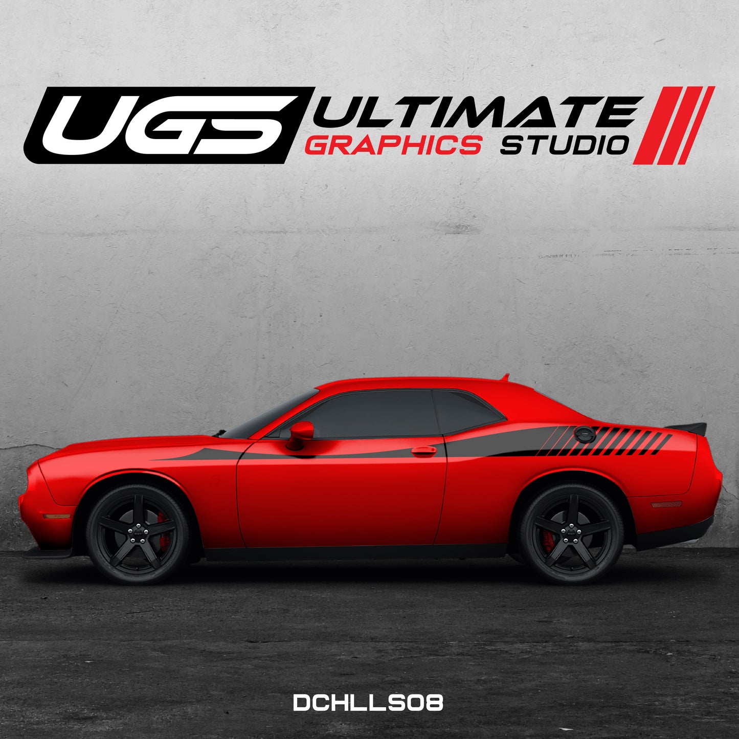 Dodge Challenger Side Graphics