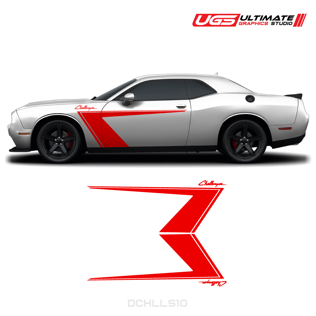 Dodge Challenger Side Graphics