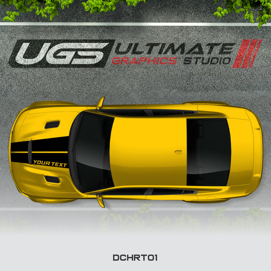 Dodge Charger Hood Graphics Custom Text