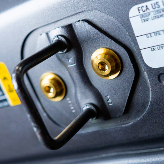 Titanium Hardware Hood Kit - Dodge Charger (2015-2023)