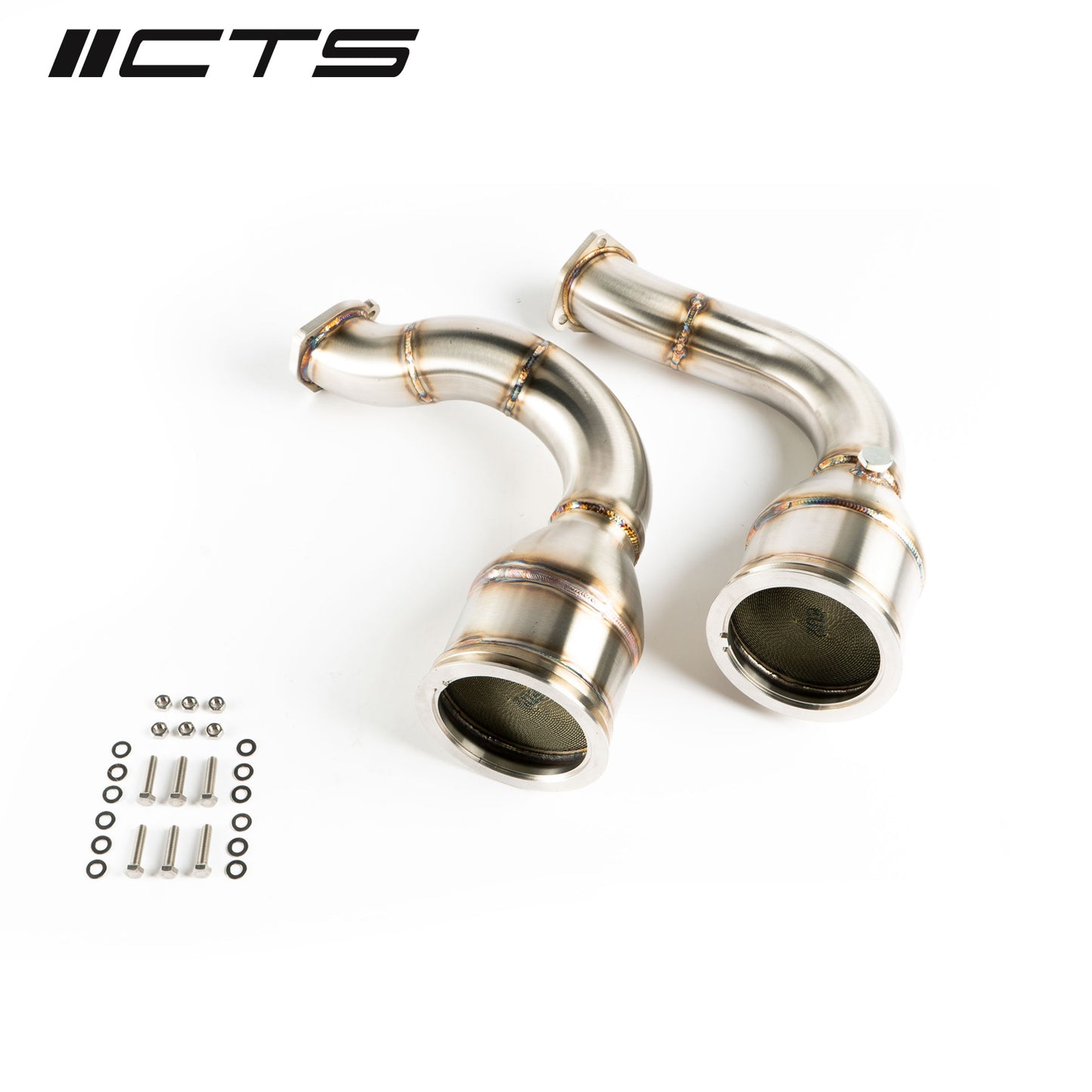 CTS Turbo Audi SQ7/SQ8/RSQ8/URUS/CAYENNE TURBO 4.0T V8 HIGH-FLOW CATS CTS-EXH-DP-0048-CAT