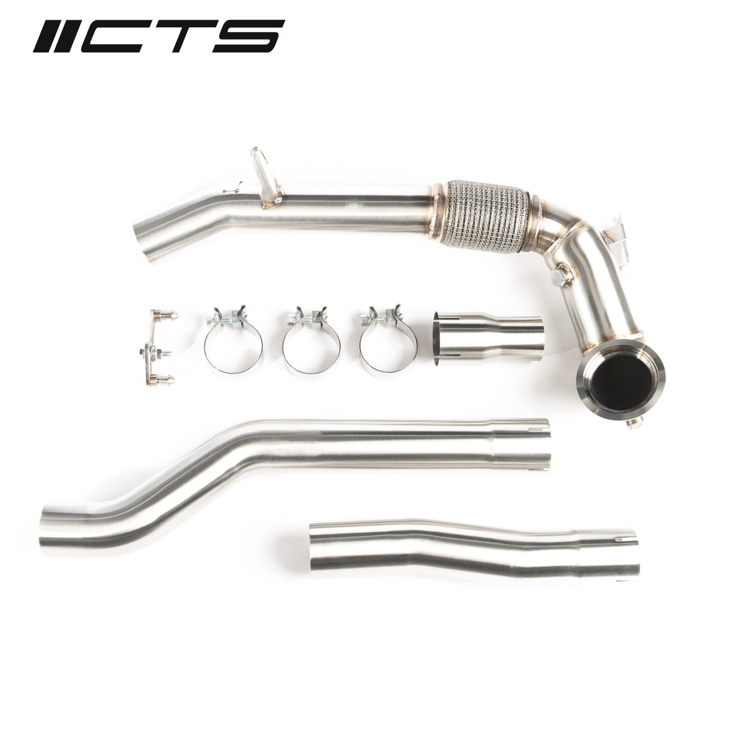 CTS Turbo EVO4 AWD RACE Exhaust Downpipe MK8 VW Golf R/8Y Audi S3 CTS-EXH-DP-0056