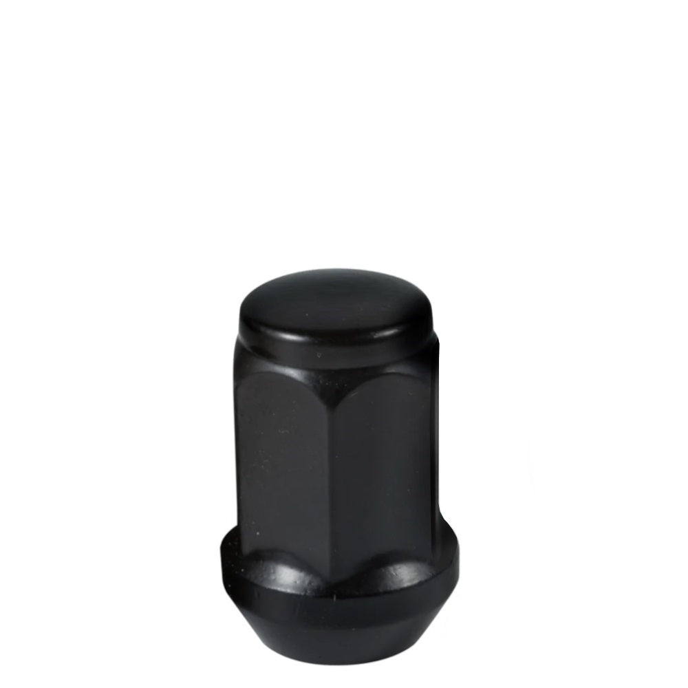 14x1.5 Bulge Acorn Lug Nut 3/4" Hex 1.38" Black - Vista Wheel Accessories DPC1014HB