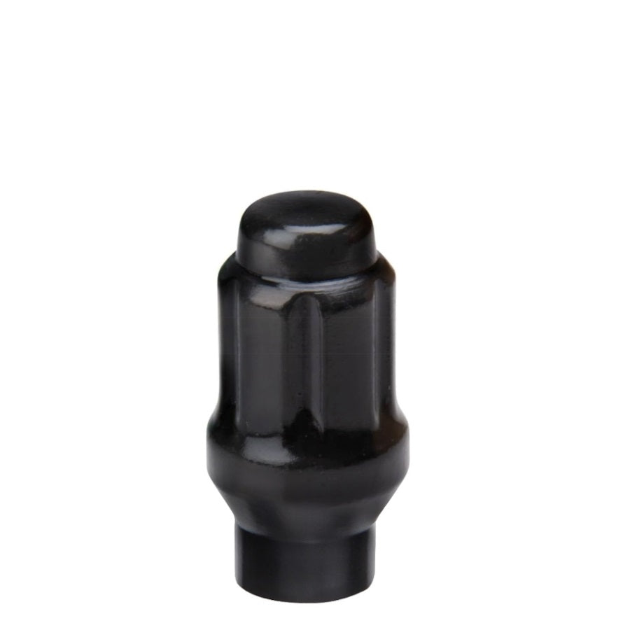 12x1.5 Bulge Acorn ET Spline Lug Nut 1.55" 0.31" Shank Black - Vista Wheel Accessories DPC1015SEB