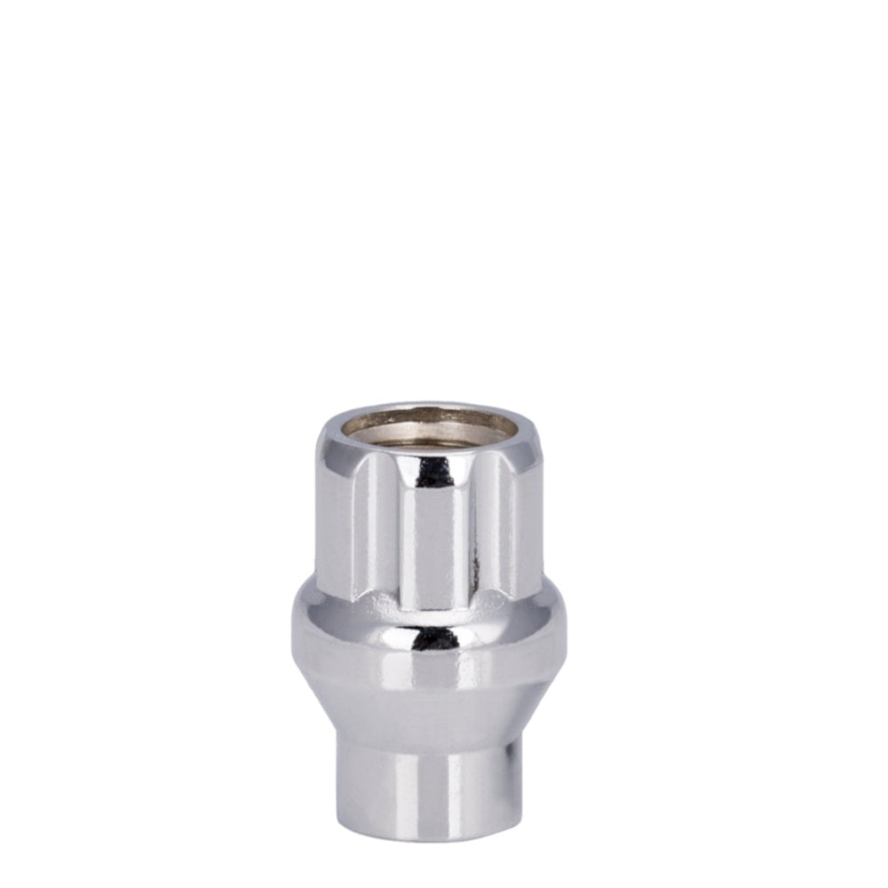 12x1.5 Open Bulge Acorn ET Spline Lug Nut 1.55" Chrome - Vista Wheel Accessories DPC1015SEO