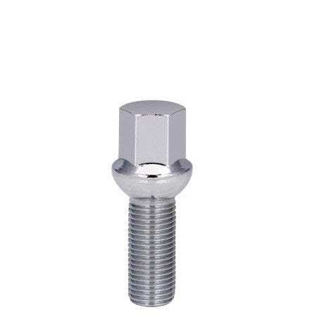 14x1.25 Ball Lug Bolt 17mm Hex 27mm Chrome - Vista Wheel Accessories DPC2725BBH
