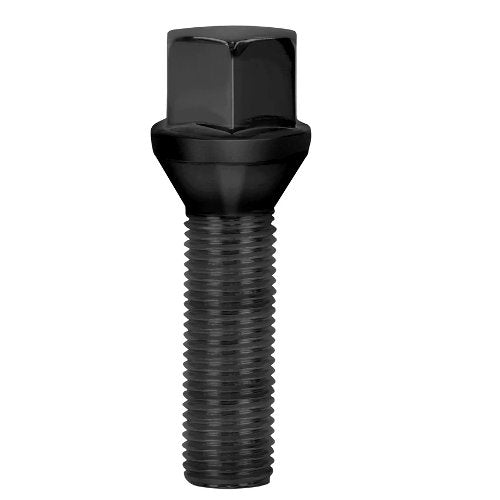 14x1.5 Conical Lug Bolt 17mm Hex 50mm Black - Vista Wheel Accessories DPC5014CBHB