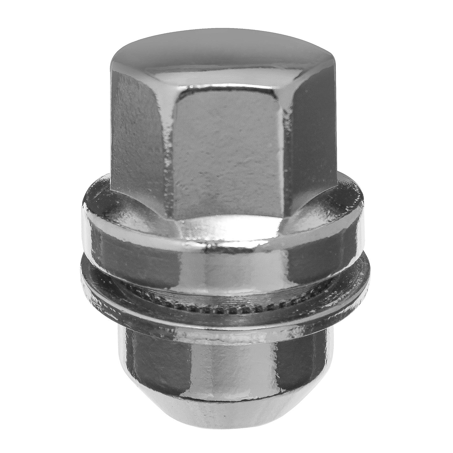 14x1.5 OE Style Lug Nut 27mm Hex 2" Chrome Fits Land Rover - Vista Wheel Accessories DPC6014RL