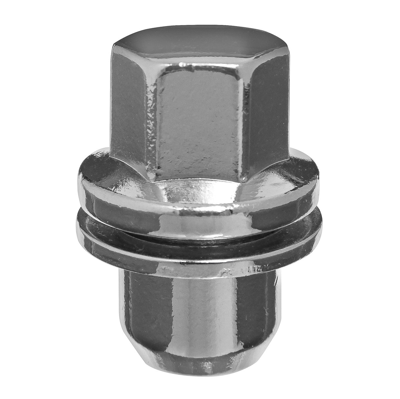 14x1.5 OE Style Mag Lug Nut 22mm Hex 1.83" 0.79" Shank Chrome Fits Land Rover - Vista Wheel Accessories DPC6014RM