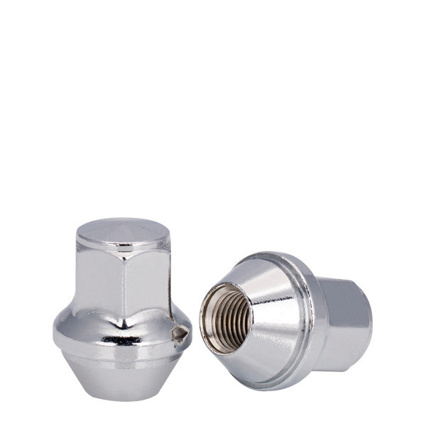 12x1.5 OE Style Lug Nut 3/4" Hex 1.26" Chrome Fits Ford Fusion - Vista Wheel Accessories DPC60303