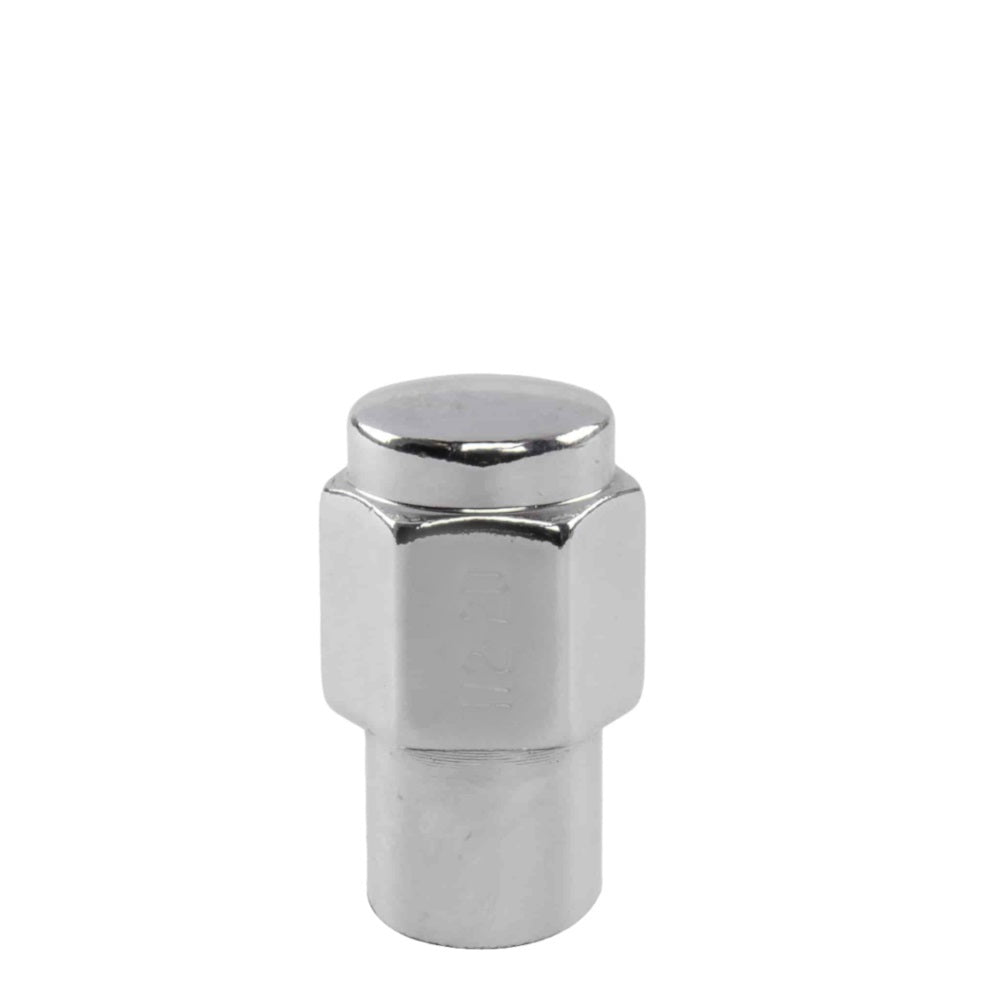 1/2" Mag Lug Nut 13/16" Hex 1.65" 0.75" Shank LH Chrome - Vista Wheel Accessories DPC812112